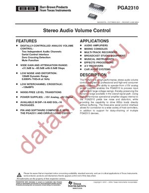 PGA2310UA/1K datasheet  